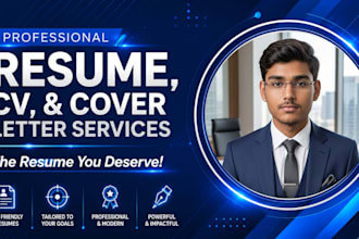 provide professional resume writing ats,cover letter