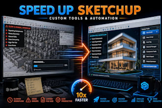 develop a powerful custom sketchup tool to boost your efficiency