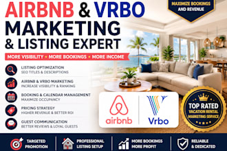 do airbnb promotion airbnb marketing airbnb listing airbnb booking and vrbo
