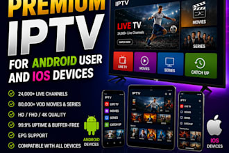deliver premium iptv for android TV firestick and IOS devices