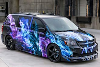 make itasha car wrap design, racing car wrap, car wrap