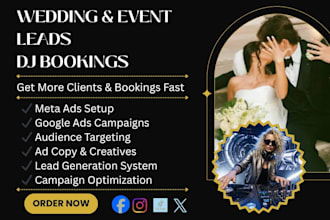 generate high quality wedding leads with meta ads and google ads marketing