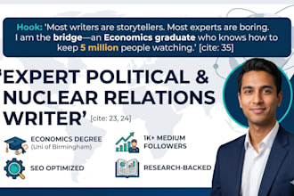 write a news article politics and international relations