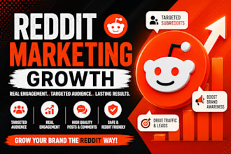 do organic reddit marketing and grow your website traffic or product link