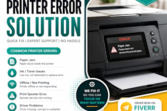 fix printer errors remotely