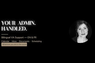 be your bilingual admin and ops virtual assistant