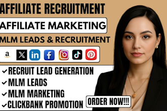do affiliate recruit affiliate marketing, and mlm leads and recruit