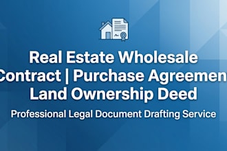 draft real estate wholesale contract land sales purchase agreement property deed