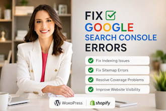 fix google search console errors indexing issuse sitemap for wordpress shopify