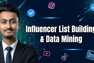 do influencer list building and data mining for marketing campaign
