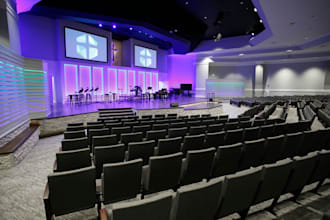 design church interior lighting plans with 3d rendering and dialux simulation