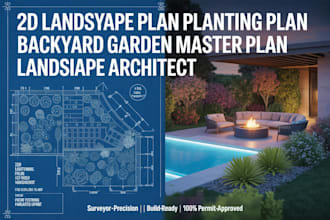 2d site plan 3d landscape design rendering farm backyard resort parking layout