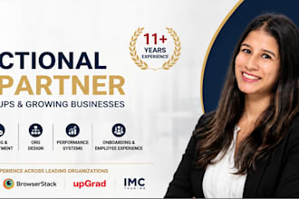 act as your fractional HR business partner or HR head