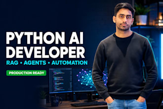 develop custom rag, ai agents and python automation for your business