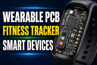 design wearable pcb for fitness tracker, iot and smart health devices