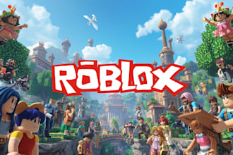 build full game creation, roblox map, roblox gui, roblox animation, roblox world
