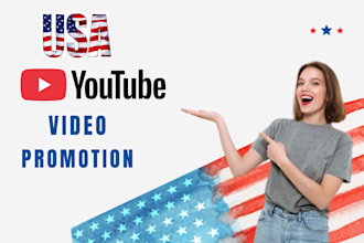 do organic USA youtube video promotion