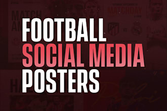 design professional football graphics for your club