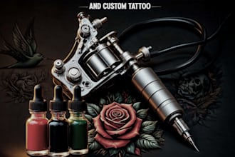 design professional tattoo and custom tattoo