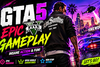 design viral gaming youtube thumbnails with high CTR