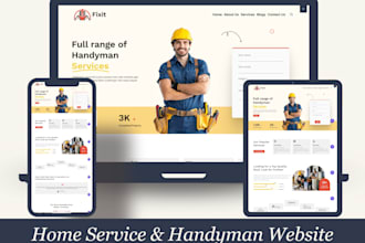 design home improvement plumbing electrical painting hvac handyman website