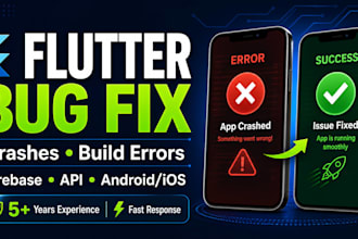 fix flutter bugs, flutter crashes, flutter errors, flutter exceptions