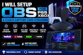setup obs for ps5 xbox and elgato capture card streaming