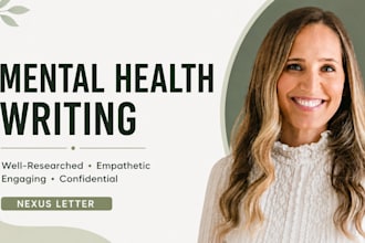 psychology based mental health writing analysis summary
