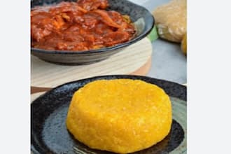 make how to cook fufu and eba with illustration