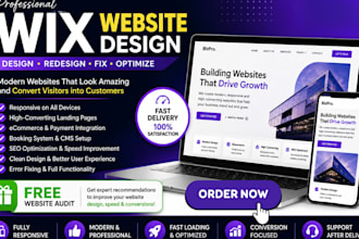 do professional wix mobile responsiveness, redesign wix website, optimize wix
