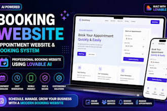 create booking website appointment website booking system using lovable ai