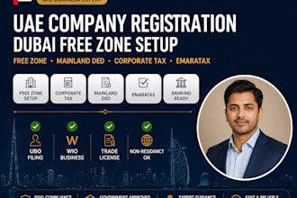 do uae company registration and dubai free zone setup