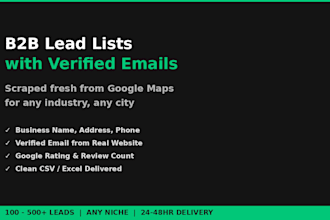 build a targeted b2b prospect list with verified contact info