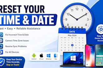 assist you to reset your pc time and date