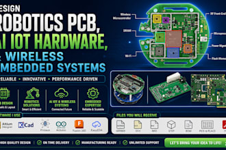 design robotics pcb, ai iot hardware, and wireless embedded systems