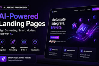 build a high converting ai landing page for your business