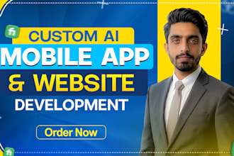 do ai website, ai mobile app, full stack website development