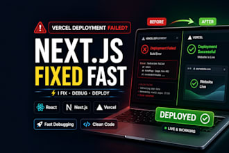 fix react nextjs bugs and vercel deployment errors