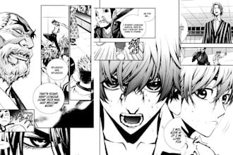 draw anime manga comic book illustration anime manga artist manhwa manga cover