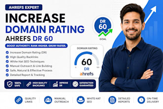 increase domain rating ahrefs dr 60 permanent