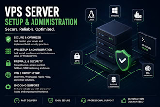 configure and secure your vps or linux windows server