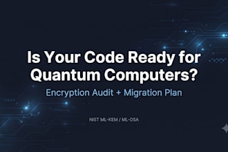 audit your code for quantum vulnerable encryption and give a migration plan