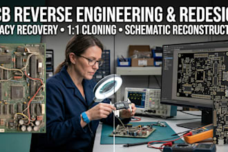 do expert pcb reverse engineering, clone pcb, and professional pcb layout design