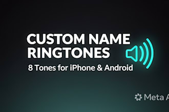 create 8 custom name ringtones for iphone android calls text alarm email