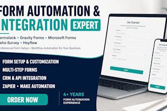 setup formstack, gravity forms, microsoft forms zoho survey, heyflow integration