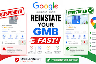 reinstate your suspended google my business profile and fix gmb appeal fast