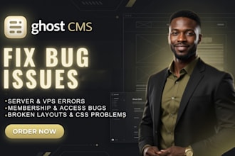 debug ghost cms issues, ghost theme bug and ghost cms blog errors