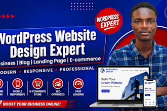 wordpress blog website design, business website design, blog website redesign
