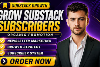 grow substack subscriber organic promotion newsletter marketing strategy system