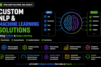 custom nlp and machine learning solutions using python and deep learning